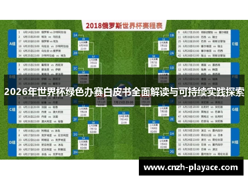 2026年世界杯绿色办赛白皮书全面解读与可持续实践探索 2026年世界杯绿色办赛白皮书全面解读与可持续实践探索